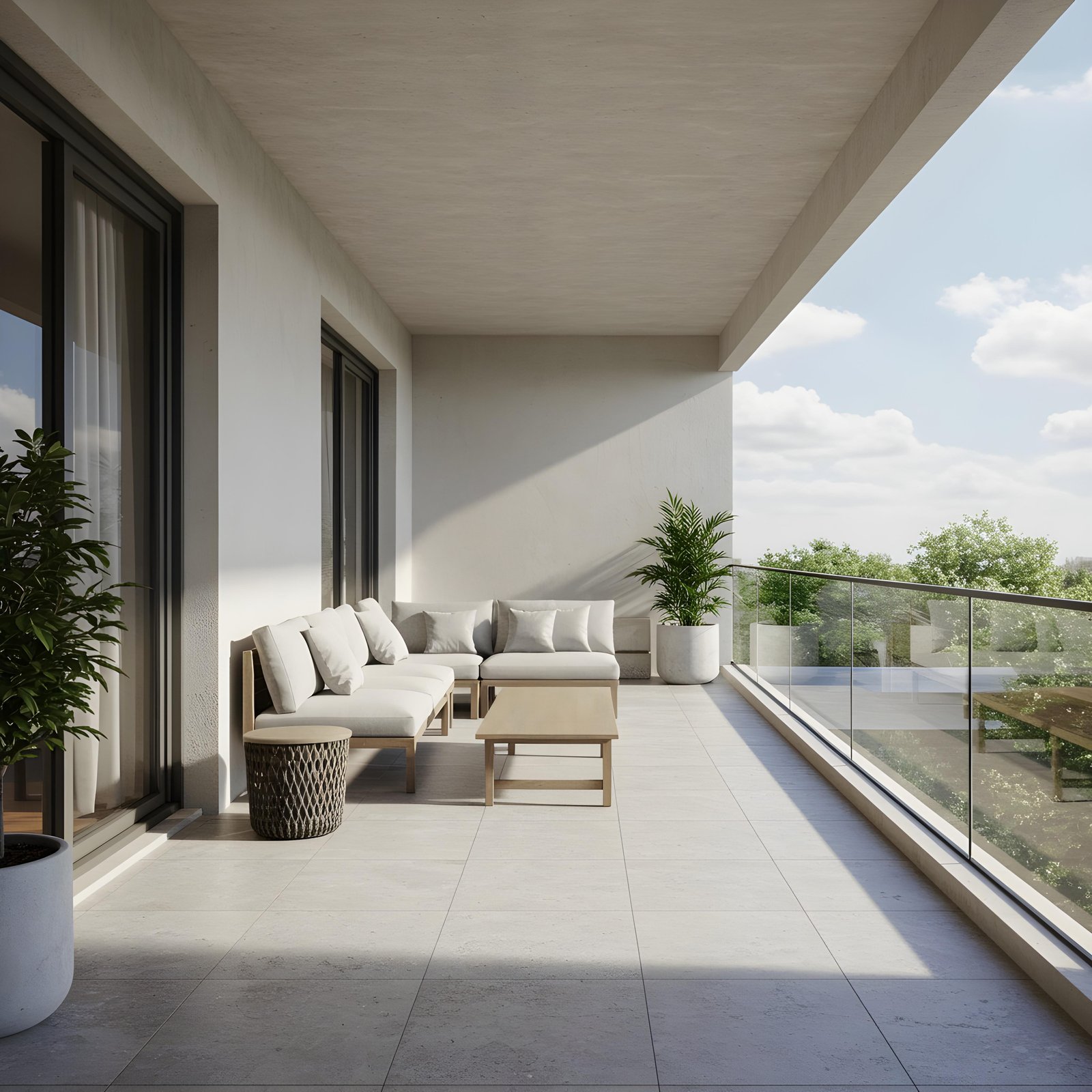 Worker applying Thermatek heat reflective paint on a metal rooftop